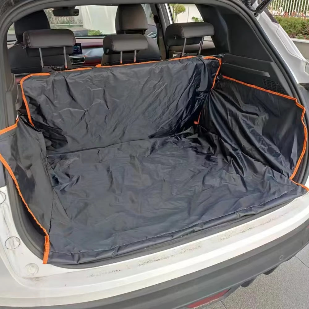 SUV Cargo Liner for Dogs Waterproof Trunk Dog Seat Cover Mat for Suvs Sedans Vans Large Size Universal Fit