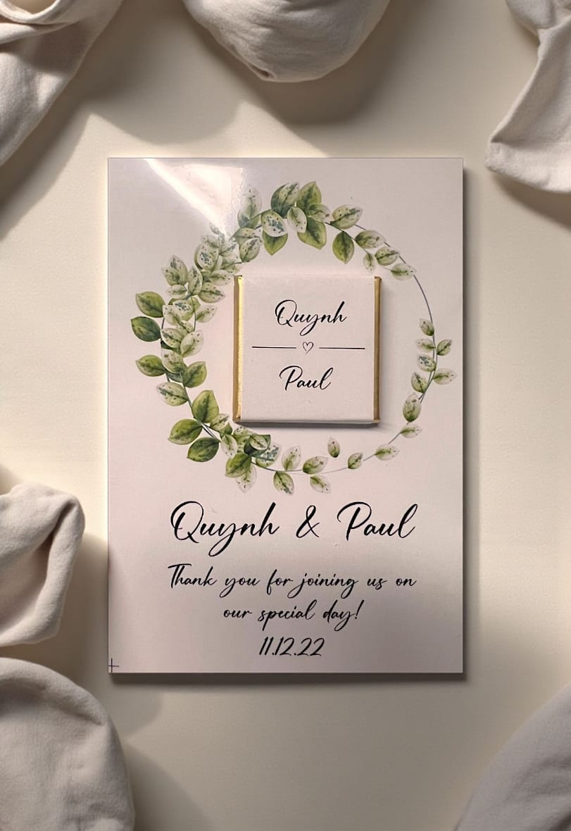 Elegant Custom Chocolate Favors for Special Events