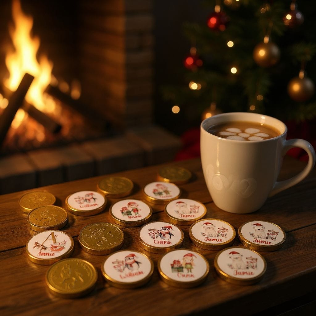 Assorted Personalized Christmas Chocolate Set - 3 Pieces