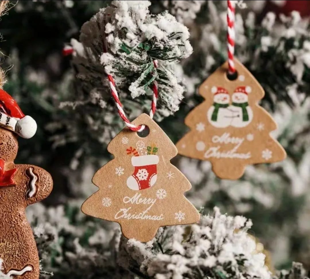 Personalized Christmas Chocolate & Festive Tag Set