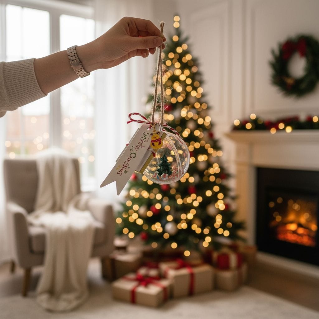 The Ultimate Christmas Tree Bauble Gift Set: Ornament, Treat & Keychain