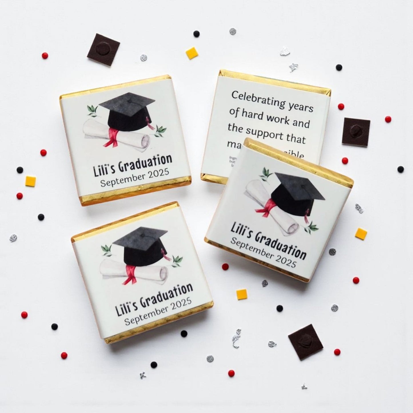 Personalized Graduation Chocolate Favor