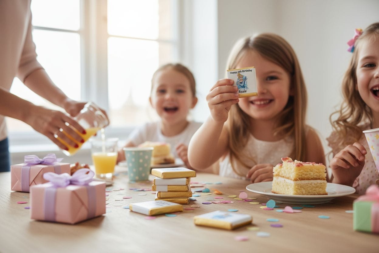Personalized Rapunzel Themed Birthday Chocolate