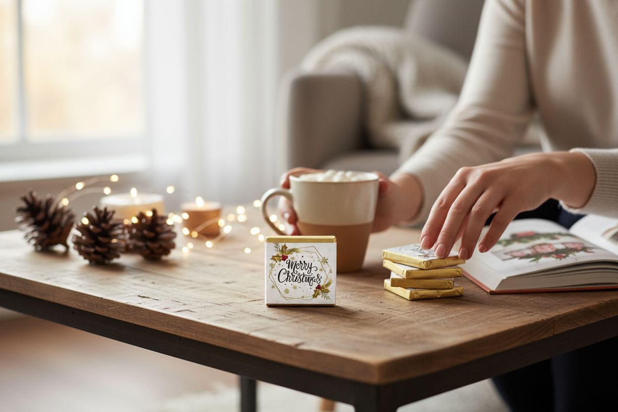 Personalized Christmas Milk Chocolate
