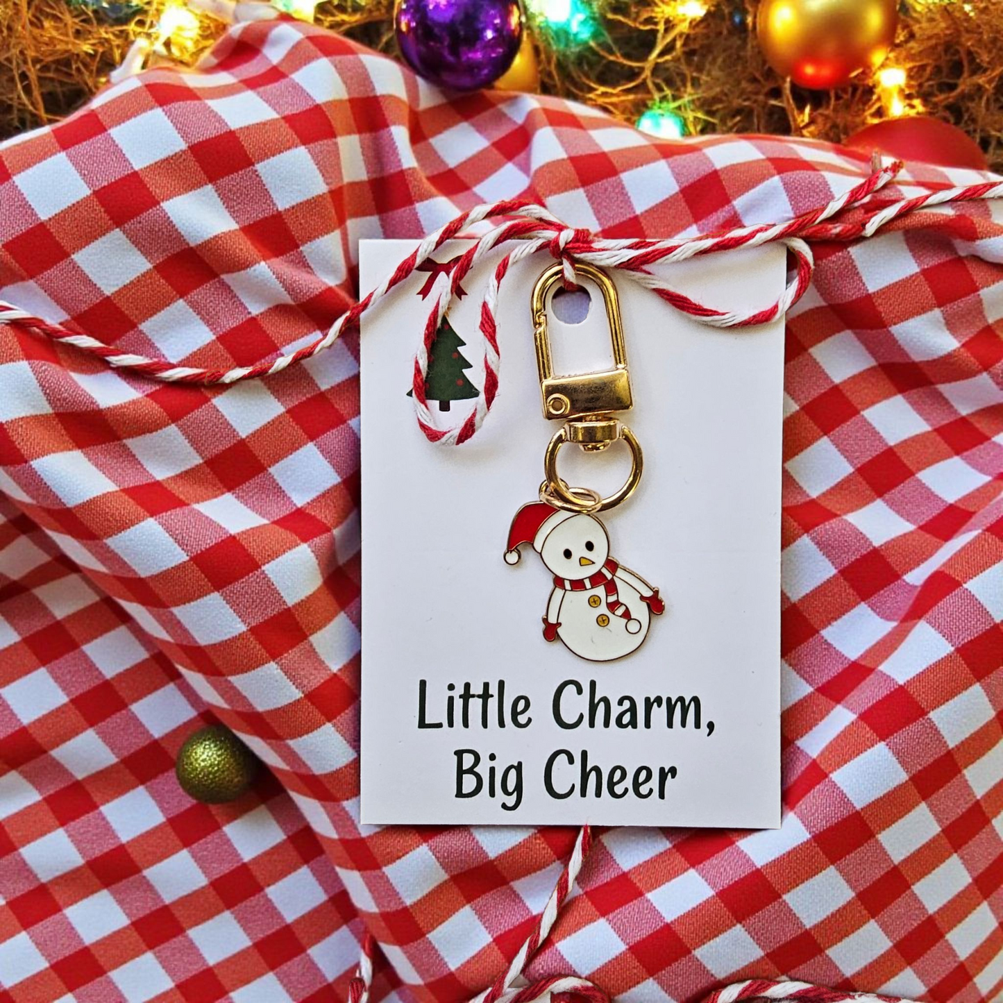 Cute Christmas Themed Keyring - Little Happiness Charms
