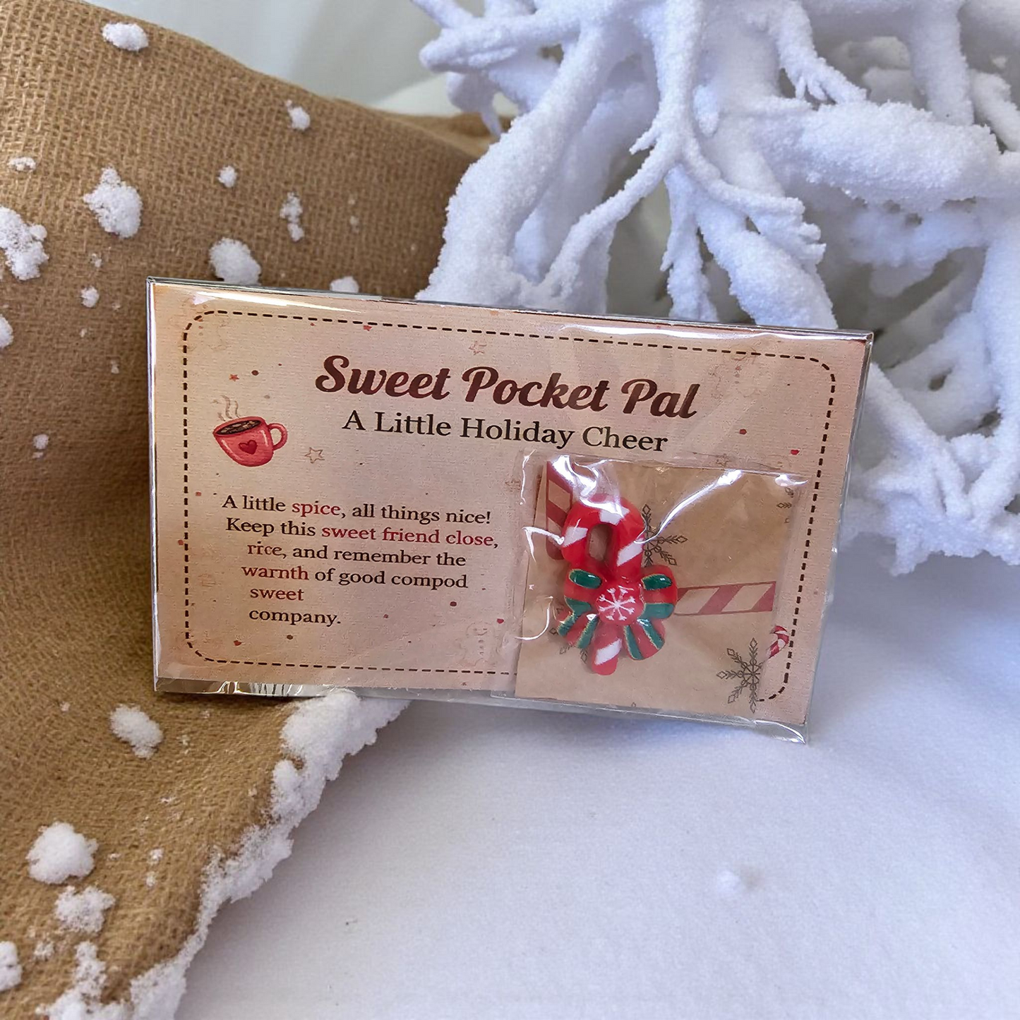 Christmas Pocket Magnet Card Set - Sweet Holiday Reminder Collection