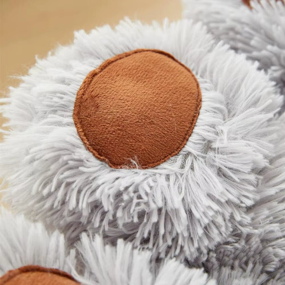 60/90Cm Fluffy Dog Bed for Large round Dog Bed Super Soft Cat House Plush Cat Nest Winter Warm Dog Pet Bed