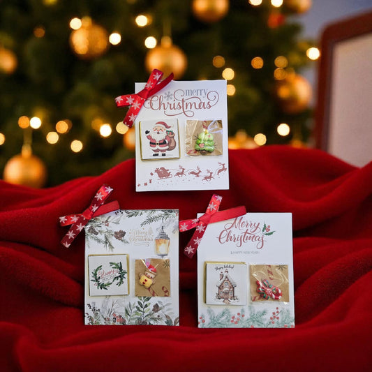 Cherished Memories: Christmas Chocolate & Assorted Magnet Gift Set