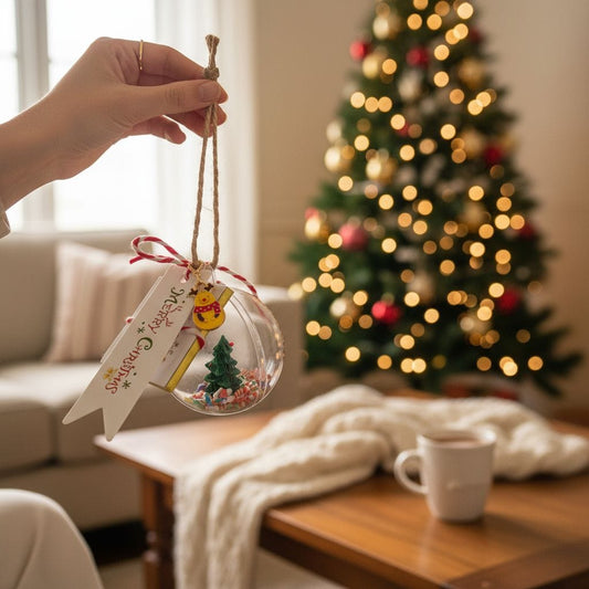 The Ultimate Christmas Tree Bauble Gift Set: Ornament, Treat & Keychain