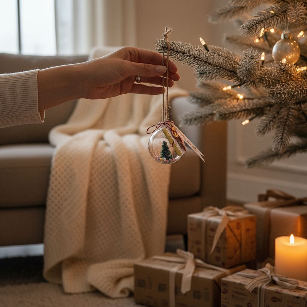 The Ultimate Christmas Tree Bauble Gift Set: Ornament, Treat & Keychain