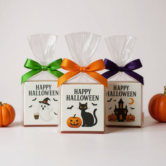 Personalized Halloween Square Chocolates