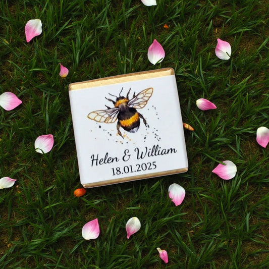 Personalized Bee-Themed Wedding &amp; Celebration Chocolate