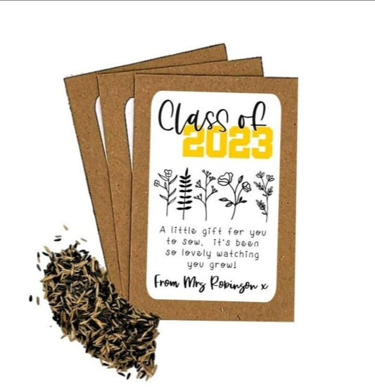 Personalized Graduation Seed Favours