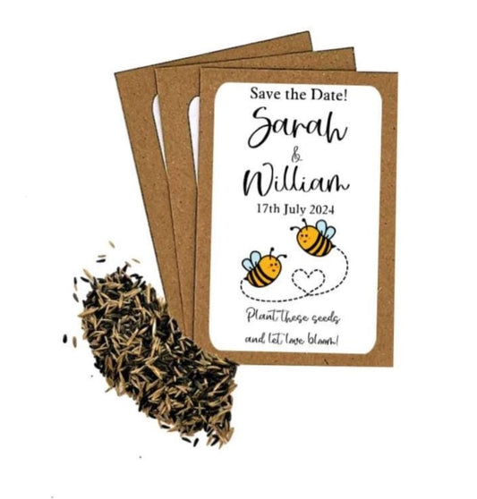 Personalized Bee-Themed Wedding Favours