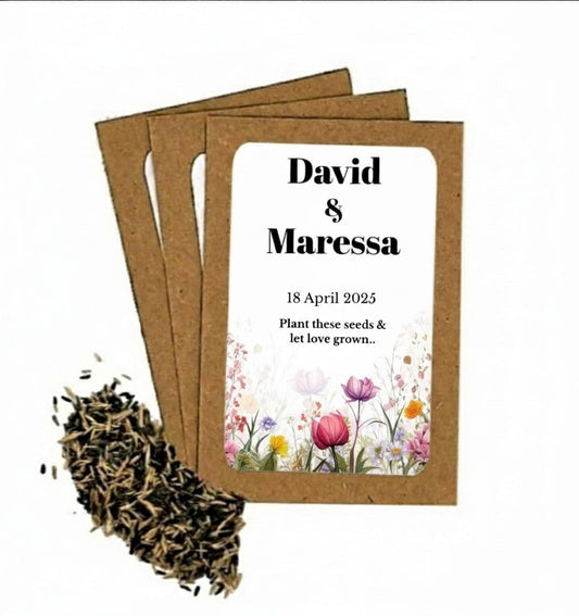 Personalized Wedding Favours - Growing Memories