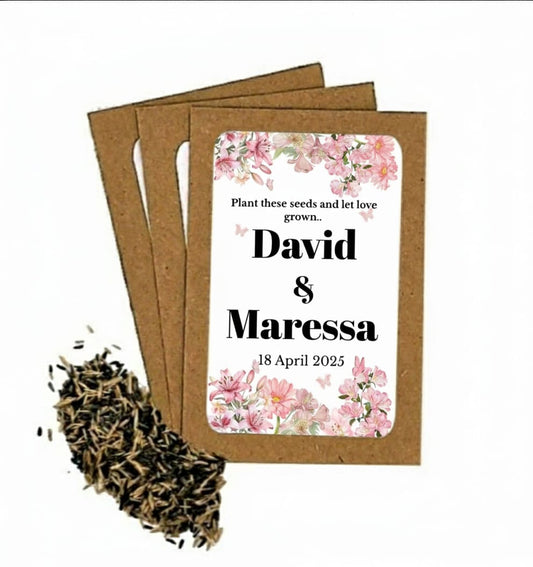 Personalized Wedding Favours - Growing Memories