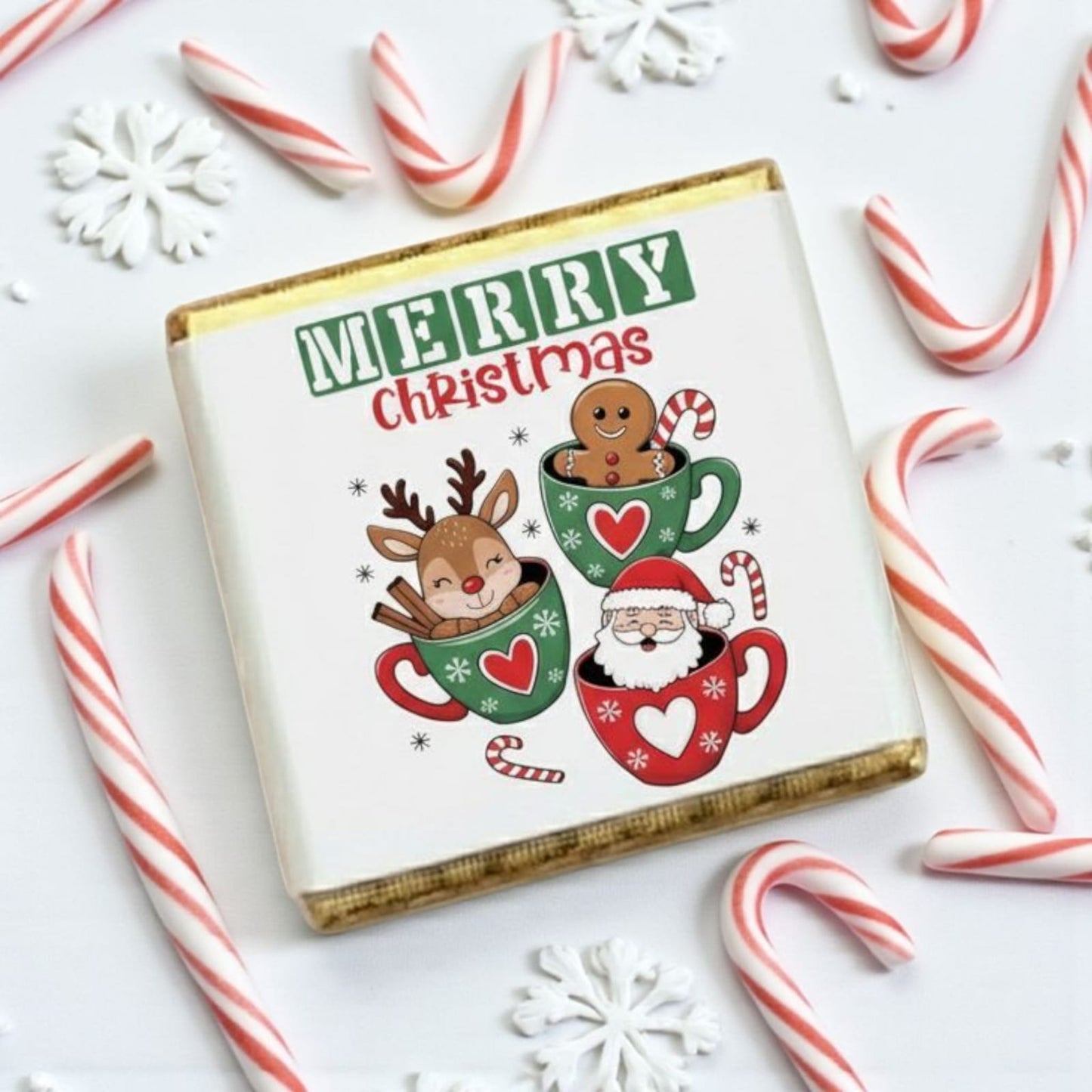 Personalized Christmas Milk Chocolate