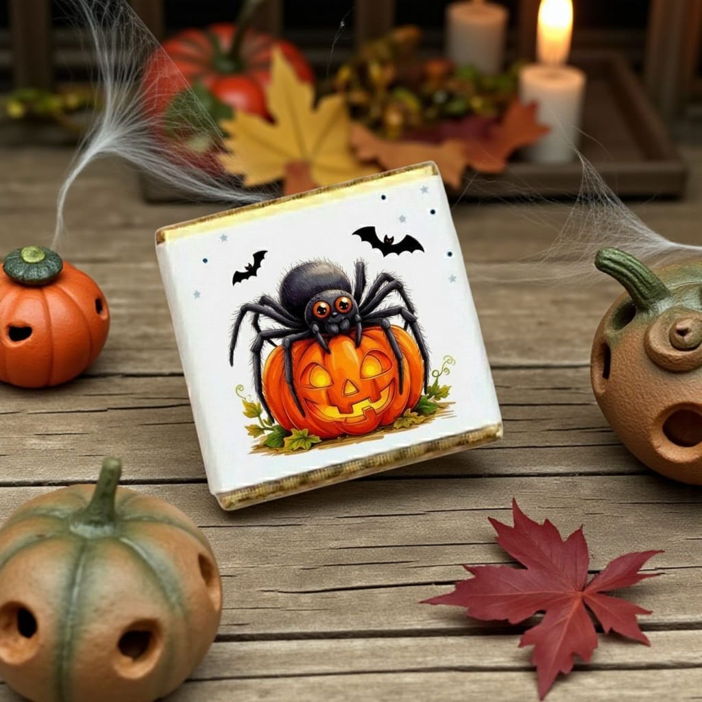 Personalized Halloween Themed Milk Chocolate