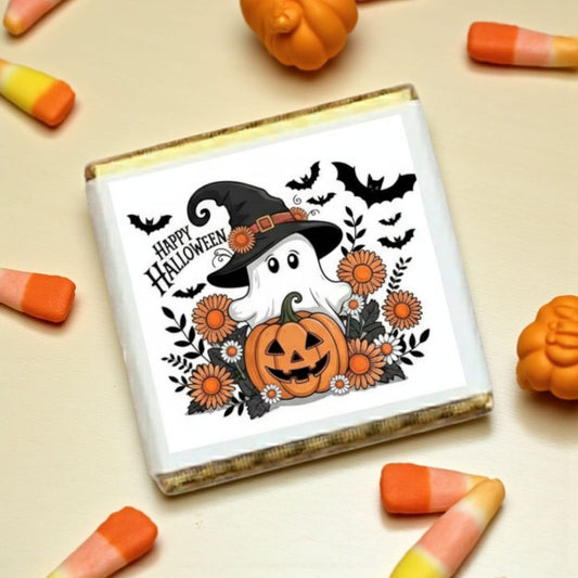 Personalized Halloween Themed Milk Chocolate