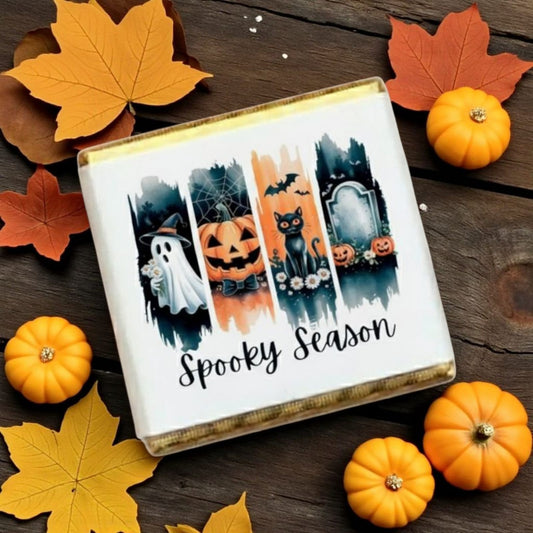 Personalized Halloween Themed Milk Chocolate