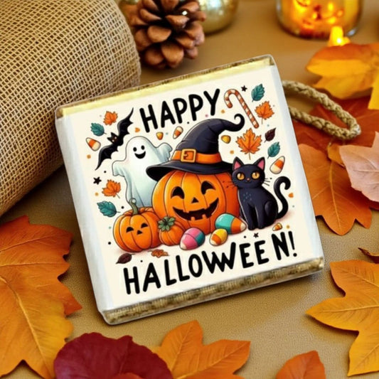 Personalized Halloween Themed Milk Chocolate