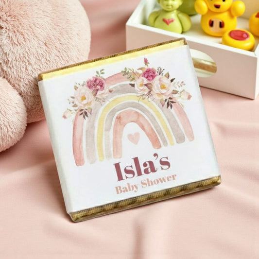 Personalized Boho Rainbow Themed Celebration Milk Chocolate