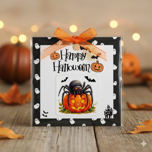 Personalized "Spooky Sweet" Halloween Card and Chocolate