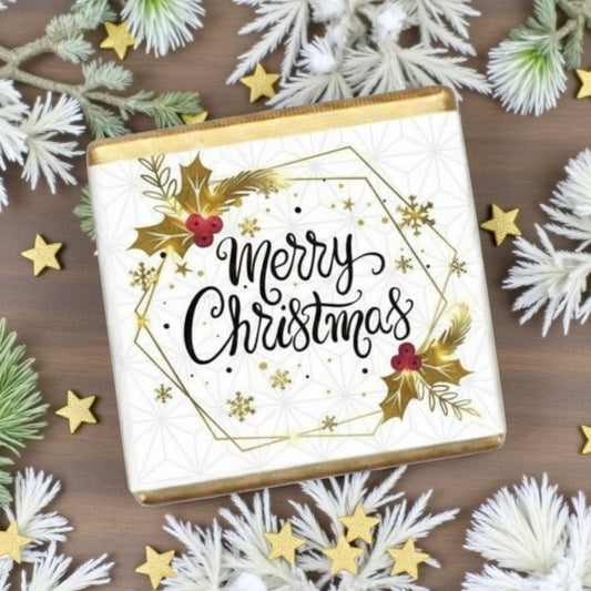 Personalized Christmas Milk Chocolate