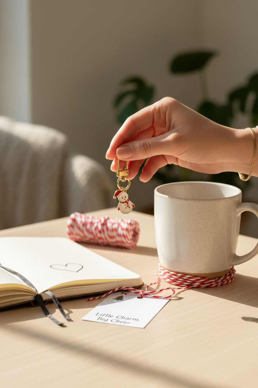 Cute Christmas Themed Keyring - Little Happiness Charms